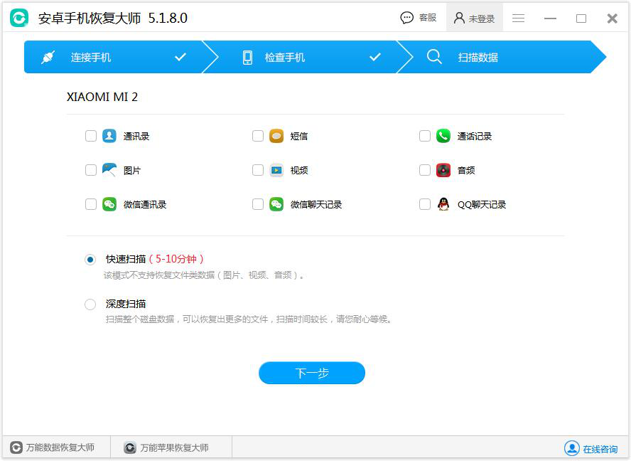 图2：选择通讯录